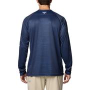 UNC Columbia PFG Terminal Tackle Heather Long Sleeve Shirt